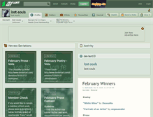 Tablet Screenshot of lost-souls.deviantart.com