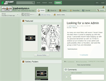 Tablet Screenshot of jcadventures.deviantart.com