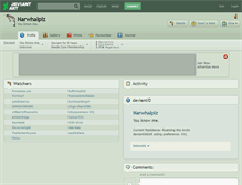 Tablet Screenshot of narwhalplz.deviantart.com