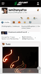 Mobile Screenshot of iamzhenyafox.deviantart.com