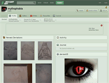 Tablet Screenshot of mythophobia.deviantart.com