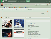 Tablet Screenshot of irresistiblematter.deviantart.com