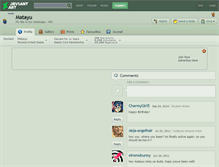 Tablet Screenshot of matayu.deviantart.com