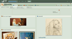 Desktop Screenshot of lizdoucefolie.deviantart.com