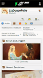 Mobile Screenshot of lizdoucefolie.deviantart.com
