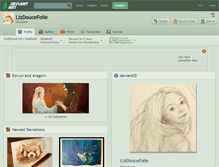 Tablet Screenshot of lizdoucefolie.deviantart.com