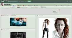 Desktop Screenshot of brethdesign.deviantart.com
