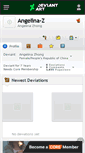 Mobile Screenshot of angelina-z.deviantart.com
