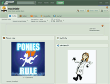 Tablet Screenshot of macietate.deviantart.com