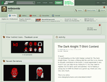 Tablet Screenshot of mrbrownie.deviantart.com