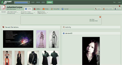 Desktop Screenshot of juliealiencorpse.deviantart.com