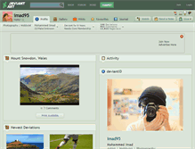 Tablet Screenshot of imad95.deviantart.com