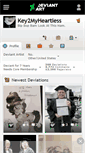 Mobile Screenshot of key2myheartless.deviantart.com