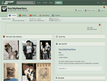 Tablet Screenshot of key2myheartless.deviantart.com