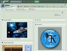 Tablet Screenshot of kittara.deviantart.com