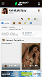 Mobile Screenshot of kairaletssexy.deviantart.com