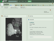Tablet Screenshot of brainiraj.deviantart.com