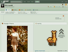 Tablet Screenshot of eric-lovett.deviantart.com