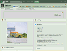 Tablet Screenshot of fagilesoul.deviantart.com