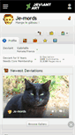 Mobile Screenshot of je-mords.deviantart.com