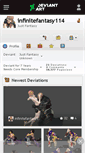 Mobile Screenshot of infinitefantasy114.deviantart.com