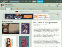 Tablet Screenshot of animal-delos.deviantart.com