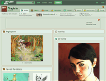 Tablet Screenshot of firaphrin.deviantart.com