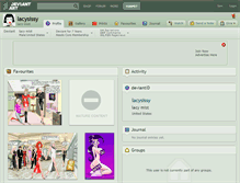 Tablet Screenshot of lacysissy.deviantart.com