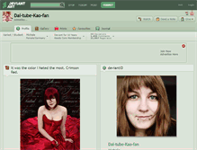 Tablet Screenshot of dai-tube-kao-fan.deviantart.com