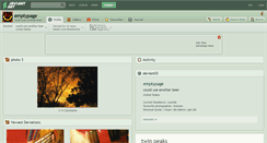 Desktop Screenshot of emptypage.deviantart.com