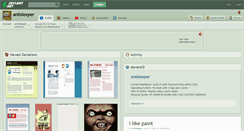 Desktop Screenshot of antisleeper.deviantart.com