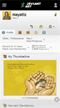 Mobile Screenshot of mayatiz.deviantart.com