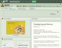 Tablet Screenshot of mayatiz.deviantart.com