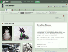 Tablet Screenshot of eldergoddess.deviantart.com