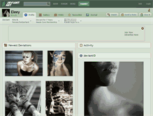 Tablet Screenshot of eleey.deviantart.com