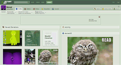 Desktop Screenshot of novur.deviantart.com