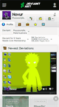 Mobile Screenshot of novur.deviantart.com