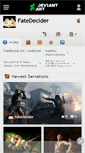Mobile Screenshot of fatedecider.deviantart.com