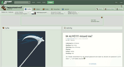 Desktop Screenshot of happymoonwolf.deviantart.com