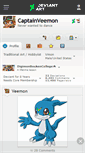 Mobile Screenshot of captainveemon.deviantart.com