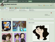 Tablet Screenshot of moe-misaki-hashimoto.deviantart.com