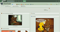 Desktop Screenshot of lilgreentraveler.deviantart.com