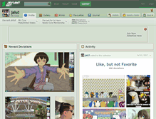 Tablet Screenshot of jalu3.deviantart.com