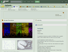 Tablet Screenshot of hotspot6.deviantart.com
