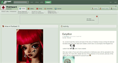 Desktop Screenshot of pinkhazard.deviantart.com