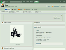 Tablet Screenshot of jarai.deviantart.com
