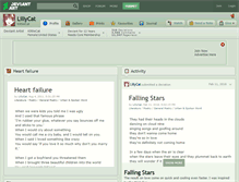 Tablet Screenshot of lillycat.deviantart.com