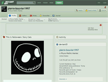 Tablet Screenshot of pierre-bouvier1997.deviantart.com