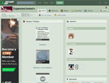 Tablet Screenshot of expansioncentral.deviantart.com