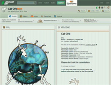 Tablet Screenshot of cat-orb.deviantart.com